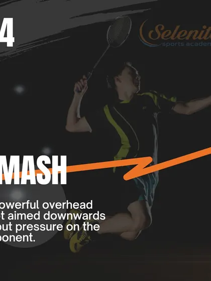 Technique 04: The Smash. A powerful overhead shot aimed downwards to put immense pressure on your opponent and finish the point.
