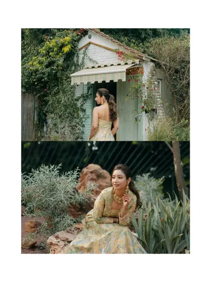 Portraits of the bride, showcasing her grace against the natural and architectural beauty of the venue.