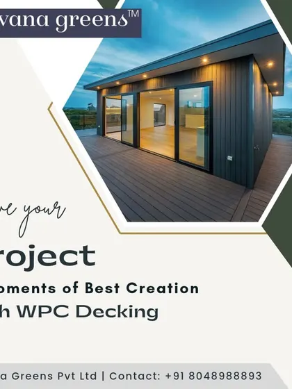 Give your project a moment of best creation with WPC decking. This modern outdoor living space uses our durable and eco-friendly decking to add style and sophistication.