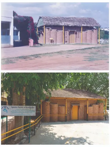 A duplicate of image 63, showing the before-and-after of the classroom.