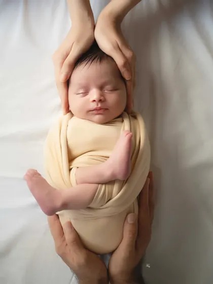 Safely held in your hands, so tiny and new. I focus on creating serene, artistic portraits that celebrate the profound love surrounding your newborn. This is a memory of their first days, preserved forever.