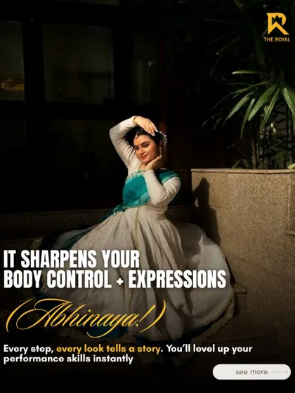 Detailing how semi-classical dance sharpens body control and expressions, or 'Abhinaya'.