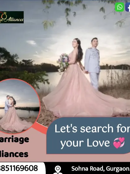 Let's search for your love together. I provide dedicated matrimonial services to help you find a life partner from a wide range of communities, including Punjabi, Hindu, Sikh, and Jain.