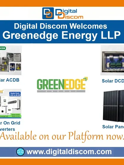Greenedge Energy LLP provides essential solar components like Solar ACDBs, DCDBs, on-grid inverters, and solar panels, all available through our marketplace.