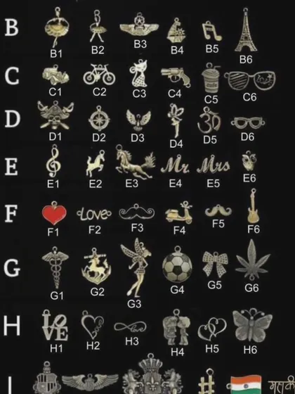 This is a partial selection of the 100+ metal charms I offer. You can add these to keychains, wallets, and passport covers to make your gift truly unique.
