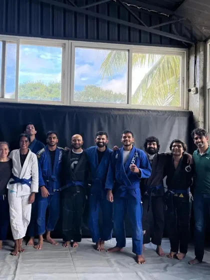 The whole team together at the grading ceremony. It's a journey we all take together, celebrating each other's progress.