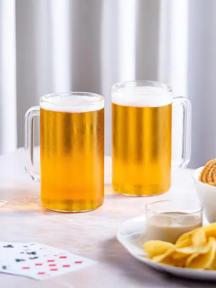 Another angle of our beer mug product photography, showing consistency in lighting and style across a single shoot.