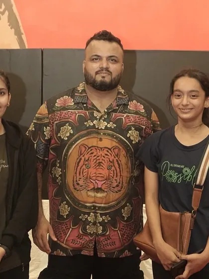 Me with two of our young female fighters during a team celebration. We are building the next generation of women warriors.