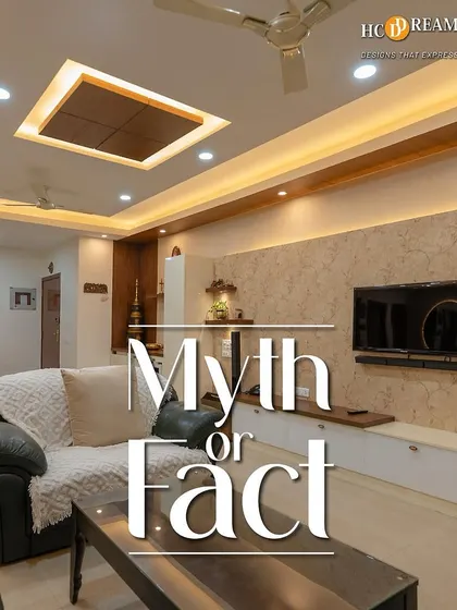 Myth or Fact? We love debunking common interior design myths to help you make informed choices. Let's focus on the facts that bring your space to life.
