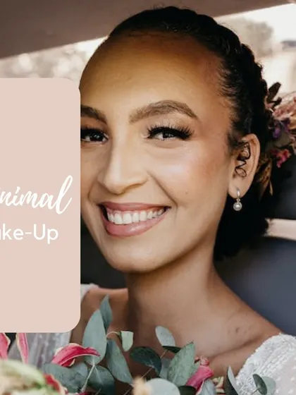 For clients who want to enhance their features without looking heavily made up, I recommend a minimal makeup look. We focus on evening out the skin tone and adding subtle definition to the eyes and lips.