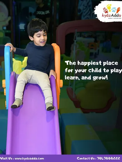 We believe every child deserves to play, learn, and grow in the happiest place. Our play area is designed with safe, engaging structures perfect for even our youngest visitors to explore and build confidence.