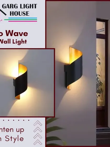 The Orlo Wave LED wall light is a perfect example of brightening up your exterior with style. Its unique curved design casts a beautiful warm light both upwards and downwards, adding an elegant touch to any wall.