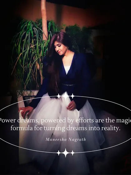 "Power dreams, powered by efforts are the magic formula for turning dreams into reality." A motivational post about my philosophy on achieving goals.