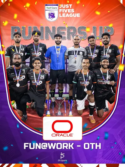 Fun@Work OTH, the runners-up of the J5LC Edition 1. A proud moment for a team that showcased incredible talent and determination throughout the day.