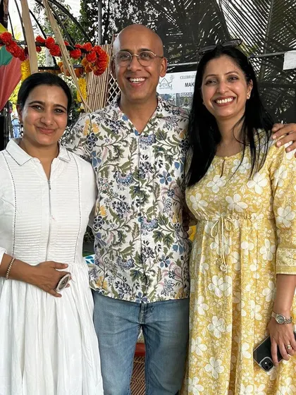 It’s always a joy for me and Chetna to connect with the communities we host. Here I am with some of the inspiring women who made the influencer event so special.