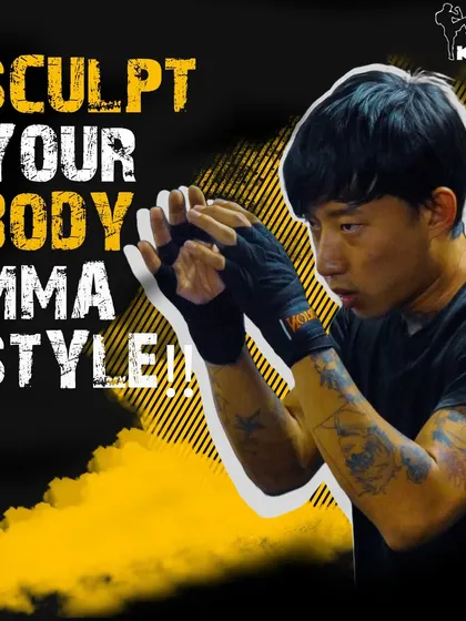 Sculpt your body, MMA style. Our training is a full-body workout that builds functional strength and lean muscle.