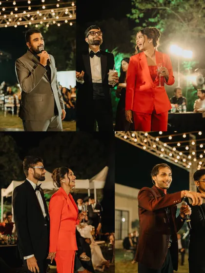 Laughter and cheers during the speeches. We create a comfortable and beautiful setting for these personal and memorable parts of the celebration.