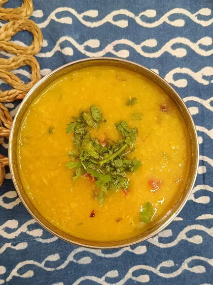 Another view of my everyday dal, a staple that provides comfort and nutrition. It's the heart of many of my meal combinations.