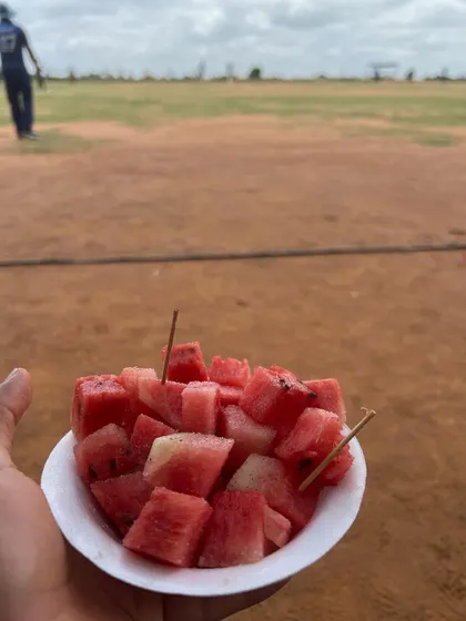 Watermelon is a perfect post-game snack. It's hydrating, refreshing, and naturally sweet.