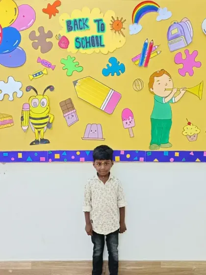 Another happy face on the first day of the new academic year. We strive to make the transition to school smooth and exciting.