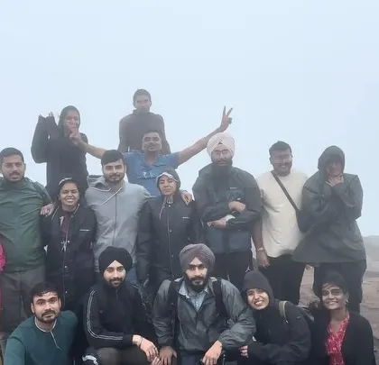 A foggy day on a trek in the Western Ghats. Even when the view is hidden, the misty atmosphere has its own magic.