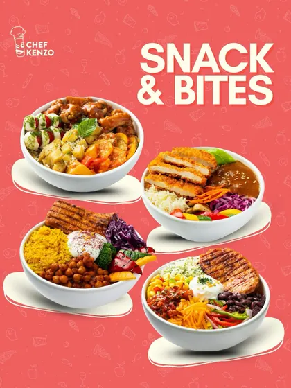 When you can't decide, why not get a few? Our snack and bites menu features a variety of our most popular bowls.