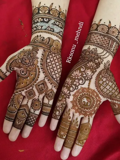 Here is a collection of my intricate bridal and engagement designs. Each one features a unique combination of traditional motifs like elephants, peacocks, lotuses, and personalized elements for the bride.
