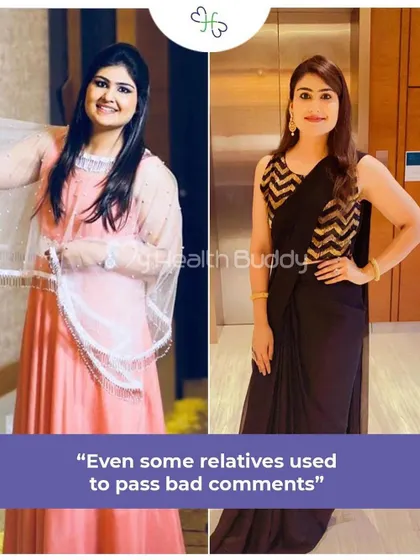 From size XXL to S. This wasn't just about changing my dress size; it was about changing my entire lifestyle, from eating hostel mess food to mindfully preparing my own meals.