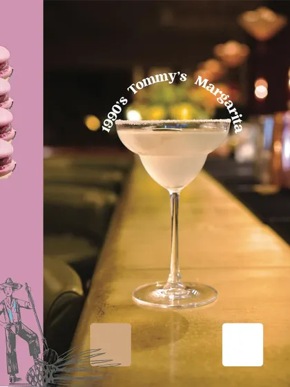 The 1990s Tommy's Margarita, a simple yet perfect blend of tequila, lime, and agave. We honor this modern classic by focusing on high-quality ingredients, proving that the best drinks are often the most straightforward.