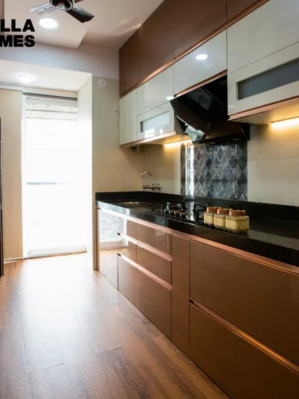 We designed this kitchen to be aesthetically beautiful and harmonious with the rest of the home's decor.