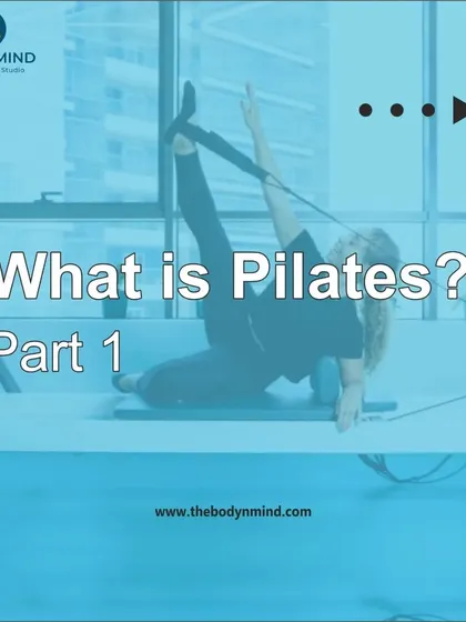 This image introduces the fundamental question: What is Pilates? It is a system of exercise designed to increase strength, flexibility, and balance through mindful, controlled movement.