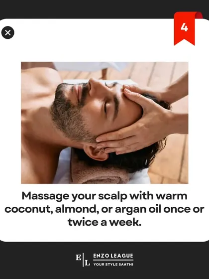 A scalp massage with warm oils like coconut or argan oil does wonders. It not only feels relaxing but also improves circulation to the scalp, which promotes healthier hair growth.
