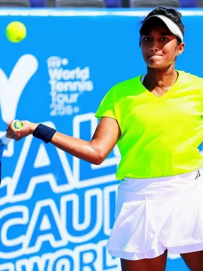 Action shots from my quarterfinal run at the ITF $25K event in Thailand. Each tournament pushes me to refine my game, from my volley technique to my baseline strategy.