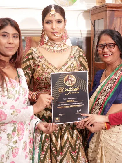 Congratulations to my dear student, Sonali, on successfully completing the course.