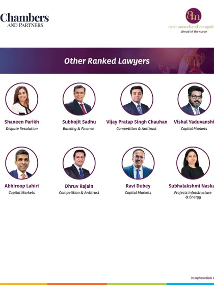 More of our ranked lawyers from the Chambers and Partners Global 2025 Rankings, featuring our Head of International Arbitration, Shaneen Parikh, recognized for her expertise in Dispute Resolution.