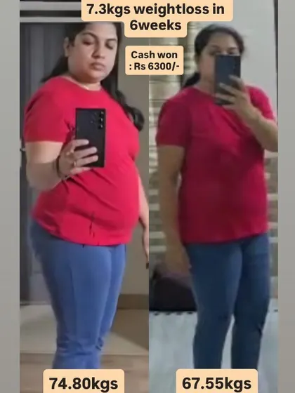 Sapana lost 7.3 kgs and won Rs 6300. She feels more motivated and has seen a great improvement in her stamina.