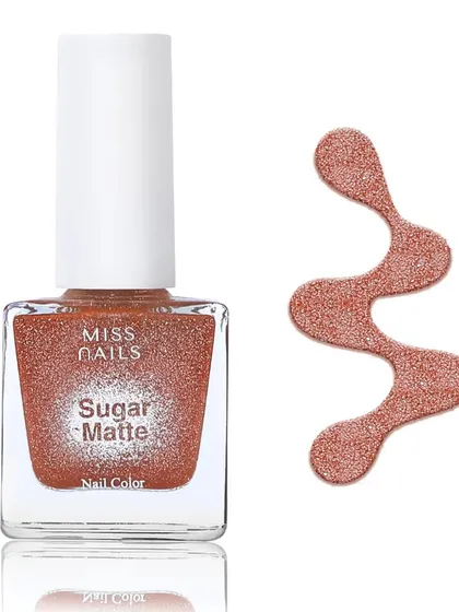 For beauty products, showing the texture and color is crucial. This shot combines the nail polish bottle with a swatch of the shade, giving customers a clear and accurate representation of the product for online stores.