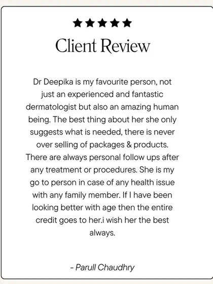 I am so grateful for the trust my clients place in me. This review highlights my core philosophy: I only suggest what is necessary and prioritize personal follow-ups to ensure your well-being. Seeing my clients feel more confident as they age is the most rewarding part of my work.
