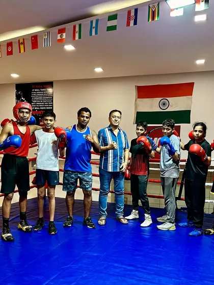 My team of 6 boxers who are heading to the State Boxing Championship in Akola. We are ready to represent Navi Mumbai.