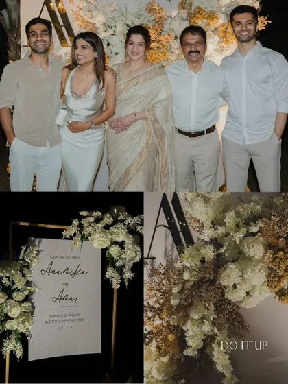 A collage showcasing various intimate events, from anniversaries to family gatherings. It highlights our ability to bring the same level of detail and design to celebrations of all sizes.