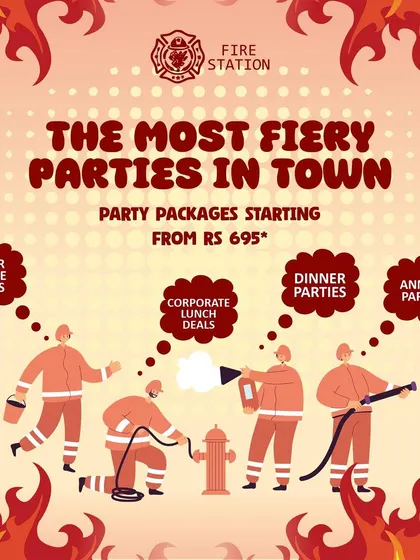 Party like a firestarter with our sizzling party packages. We help you customize your celebration, from corporate lunches to annual parties.