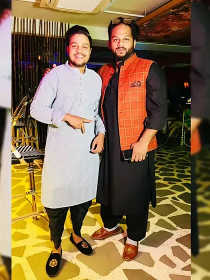 With Sunil Tiwari after another successful show with the Sufinama band. Building connections in the industry is very important.