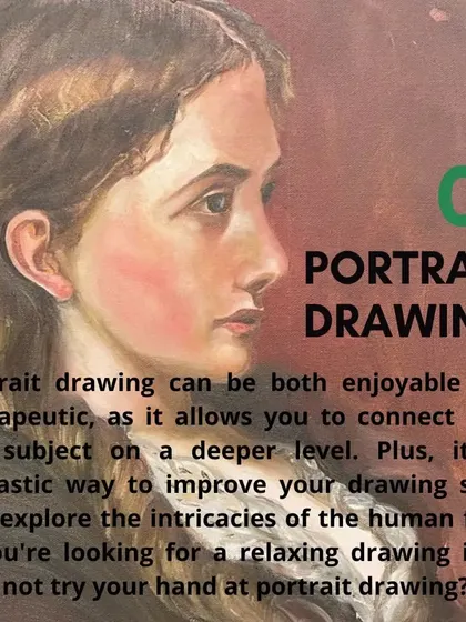 Portrait drawing is a fantastic way to improve your observation skills. We teach you how to connect with your subject and explore the intricacies of the human face, making it a deeply therapeutic process.