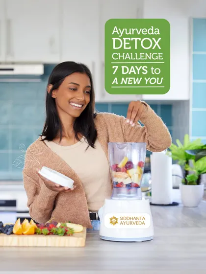 Are you ready for a change? My 7-day Ayurveda Detox Challenge is designed to guide you toward a new you by resetting your body and mind with simple, effective daily practices.