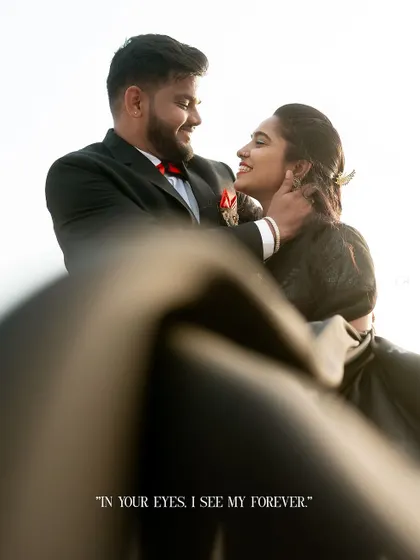 Duplicate of image 137, a classic and intimate pre-wedding portrait.