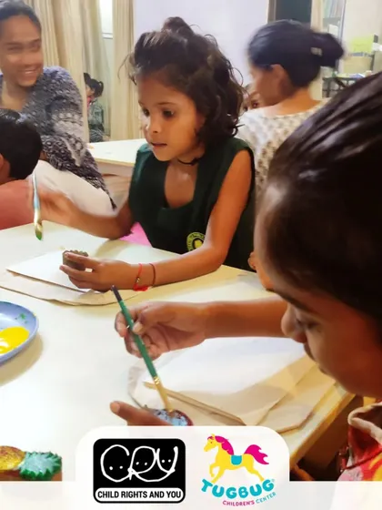 In partnership with CRY, we bring our block printing and painting workshops to more children. It's about sharing the therapeutic power of art with everyone.