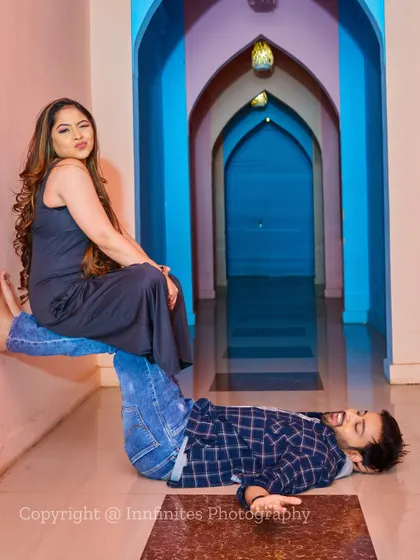 We love getting creative with fun and acrobatic poses that show off your playful chemistry as a couple.
