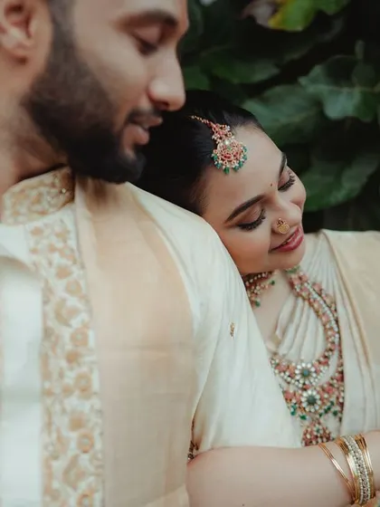 An intimate and tender moment between the couple. We focus on capturing the quiet connection and affection that you share.