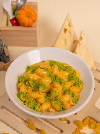 Cheesy, creamy, and oh-so-good! Our Mac and Cheese is the ultimate comfort food for kids.