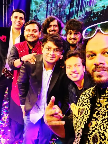 A group selfie after a fantastic show in Ranchi. Celebrating a successful performance with the team.
